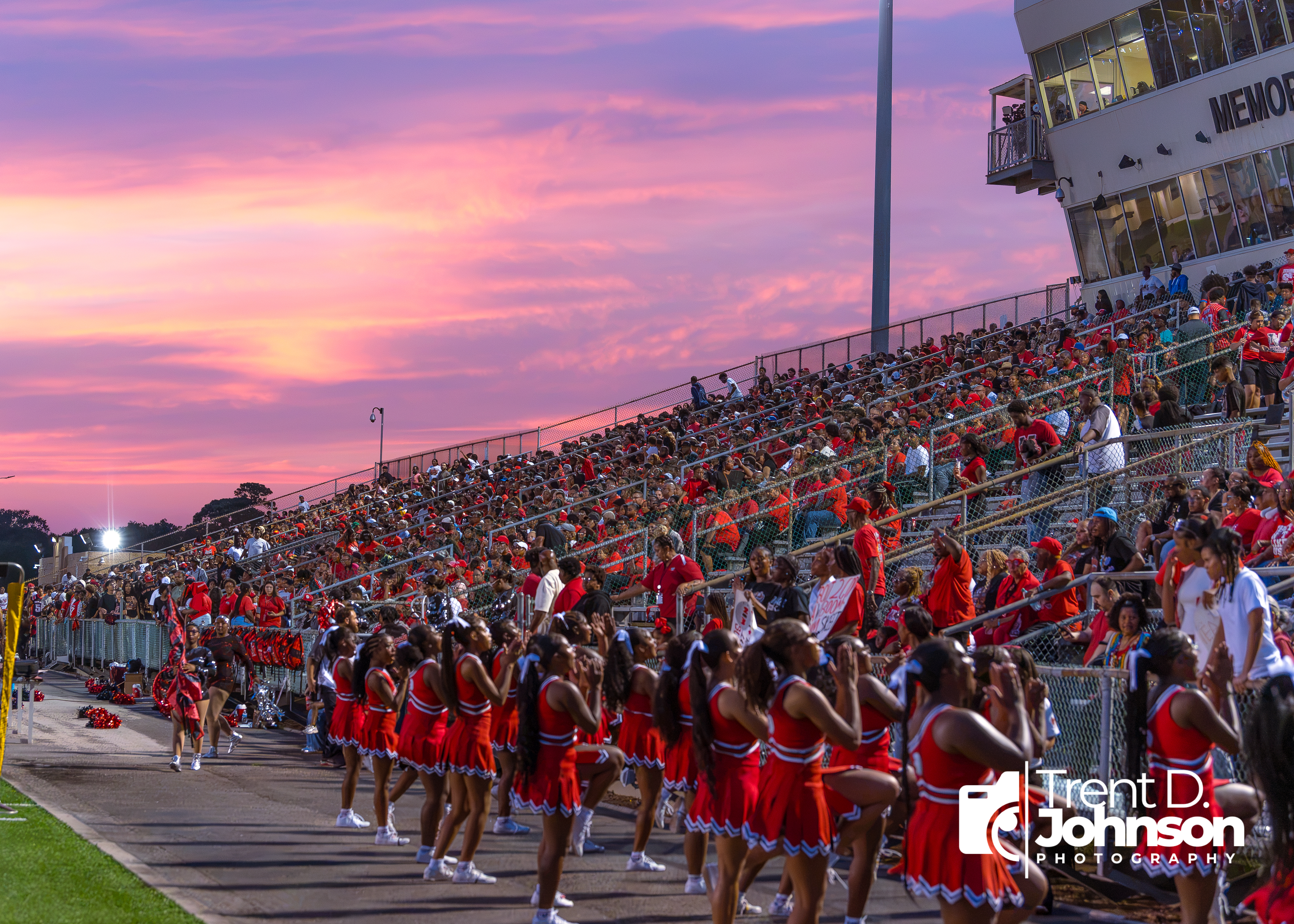 Titan Nation fill the stands at Memorial Stadium.